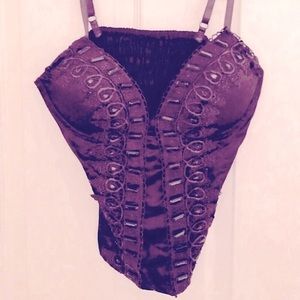 Purple Wildcat Bustier